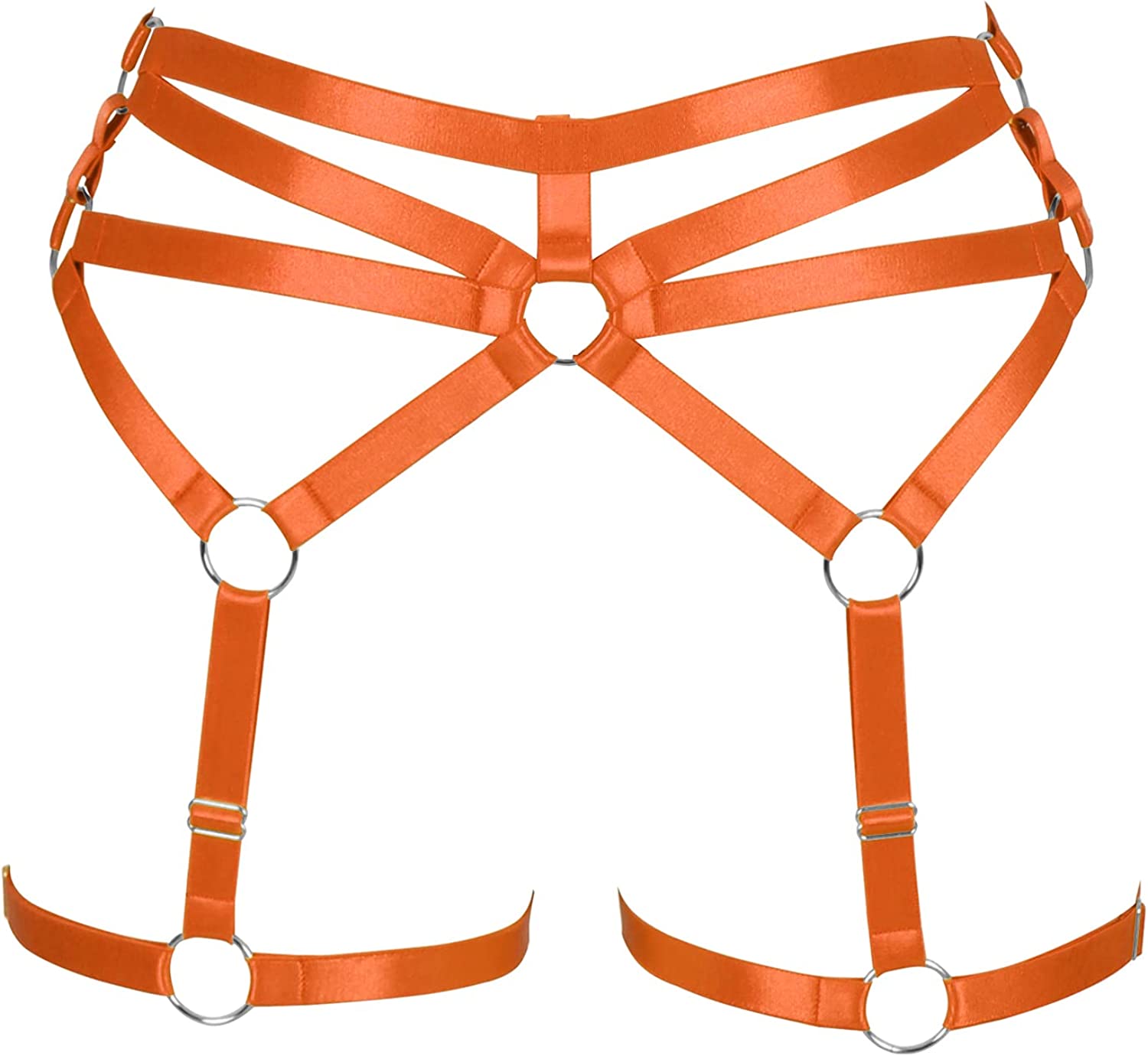 Women's Body Harness Punk Garter Leg Belt Lingerie Thigh Stockings