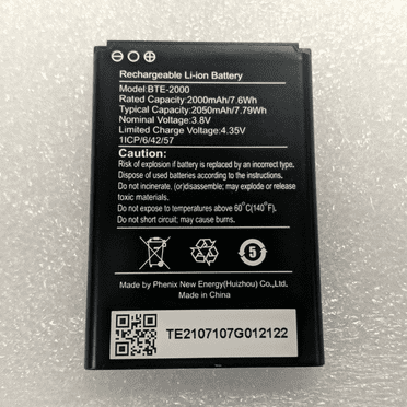 Original Cat BTE-2000 Battery 7.6wh 2000mAh FOR CAT S22 Flip phone T-Mobile