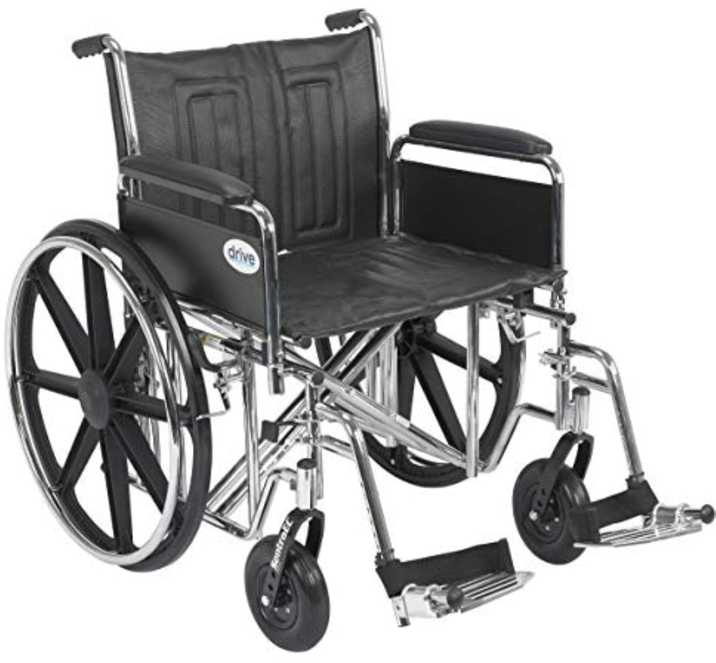 Drive Medical Sentra EC Heavy Duty Wheelchair with Various Arm Styles