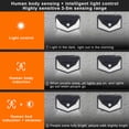 thumbnail image 6 of Solar Outdoor Wall Light 136 LEDs,Three-Sided Motion Sensor Solar Garden Light for Home Exterior House Decor, 6 of 8