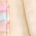 thumbnail image 6 of CPNG Toddler Girls Ruffle Puffer Vest Snap Button Jacket Button Lightweight Waistcoat Sleeveless Padded Gilet Winter Cute Gradient Color Jackets Outwear, 6 of 7