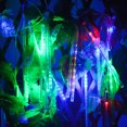 thumbnail image 4 of Luces solares decorativas de 360 LED para exteriores, 10 tubos multicolor con panel solar grande, ideal para jardines, patios y eventos al aire libre., 4 of 7