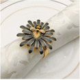 thumbnail image 2 of Metal Daisy Flower Napkin Rings, Pink (6 Pack), 2 of 10