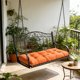 thumbnail image 5 of Cojín impermeable para columpio de exterior con funda de nailon multicolor, 50x100 cm, relleno de perlas suaves, adecuado para patio, muebles de mimbre y asientos al aire libre, 5 of 6