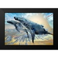 thumbnail image 2 of Bolokofsky, Ronald 14x11 Black Modern Framed Museum Art Print Titled - Two More Blue Whales, 2 of 5
