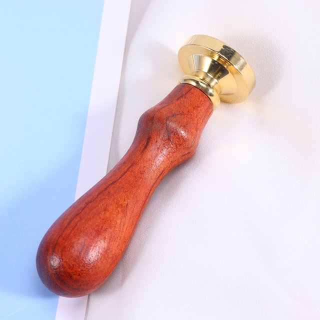 YSNOOWE Sello De Cera Decorativo Vintage En Madera Y Cobre Para Sobres Y Tarjetas