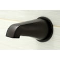 thumbnail image 4 of Kingston Brass KBX8135CML Manhattan Three-Handle Tub and Shower Faucet, Oil Rubbed Bronze, 4 of 5