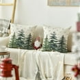 thumbnail image 5 of Christmas Trees Snowflake Throw Pillow Covers Set of 2, 18 x 18 Inch Winter Holiday Cushion Case Decoration for Sofa Couch, 5 of 6