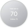 Google - Nest Smart Programmable Wifi Thermostat - Snow