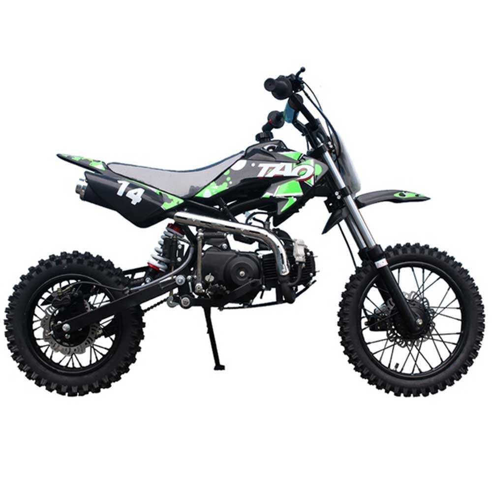 Tao Tao DB 14 110cc Dirt Bike Semi-Auto Off Road Dirt Bike- GREEN