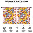 thumbnail image 2 of Baseballs and Softballs Red Pattern Insulated Teens Curtains Set Of 2, Bedroom Essentials, Toddler Room Decor 52"x63", 2 of 5
