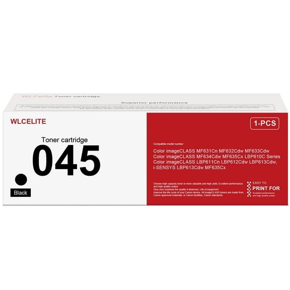 045 Toner Compatible for Canon 045 Toner Cartridges for MF634Cdw MF635Cx Printer