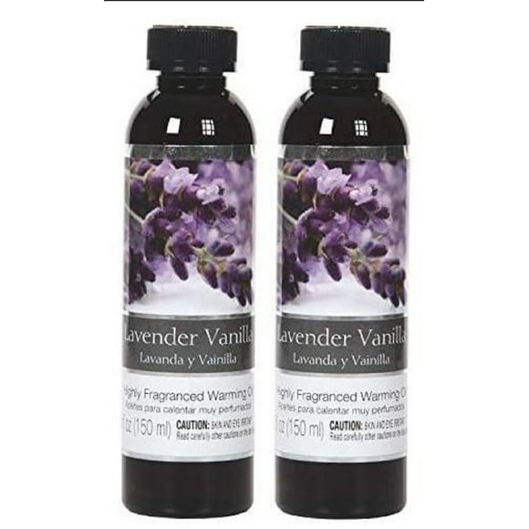 Hosley's Set of 2, 5 oz Lavender Vanilla Fragrance Warming Oils