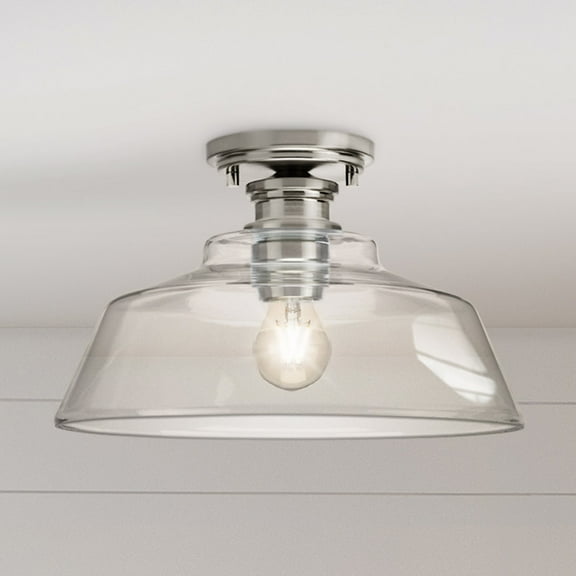 Luxury Transitional Ceiling Light, Brushed Nickel, UHP4885