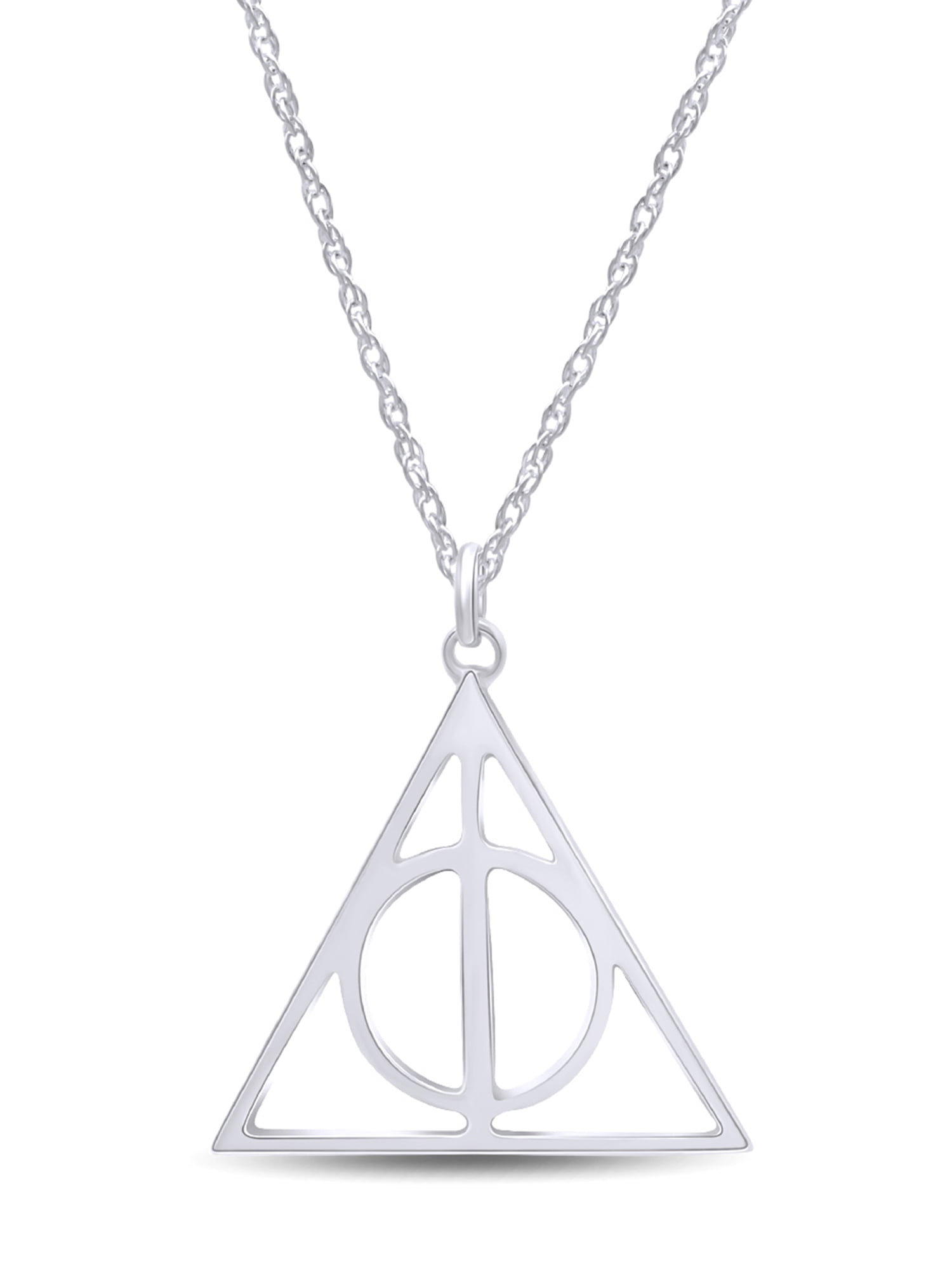 Harry potter deathly sales hallows necklace sterling silver