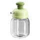 thumbnail image 1 of Dispensador de aceite de oliva, frasco líquido, botella de condimentos rellenable y hermética, transparente Verde, 1 of 9