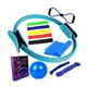 thumbnail image 3 of 12 piezas de pilates anillo y bola de estiramiento de estiramiento para fitness liviano Azul, 3 of 8