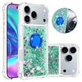 thumbnail image 1 of GANGXUN Funda Glitter Líquida para iPhone 17 Pro con Anillo Brillante, TPU Antichoques y Esquinas Reforzadas, Soporte, 1 of 6
