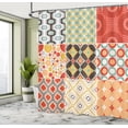 thumbnail image 4 of Ambesonne Colorful Shower Curtain, Vintage Abstract Shape, 69"Wx84"L, Multicolor, 4 of 4