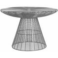 thumbnail image 2 of SAFAVIEH Reginald Solid Metal Wire Mesh Coffee Table, Grey, 2 of 3