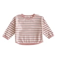 thumbnail image 1 of Curenmufel Hauts pour Ados Manches Longues Filles Chandails à Manches Longues Enfants T-Shirts Col Rond Hauts d'Automne Tees Taille 4T 5T (Rose,4-5 Ans), 1 of 4