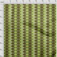 thumbnail image 3 of oneOone Polyester Lycra Dark Olive Green Fabric Scales Geometric Craft Projects Decor Fabric Printed By The Yard 56 Inch Wide, 3 of 4
