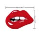 thumbnail image 3 of Alfombra de baño Zmeidao con labios rojos, antideslizante para ducha, suave y absorbente, de microfibra, estilo retro, divertida y bonita, ideal para dormitorio, sala de estar, baño y cocina., 3 of 4