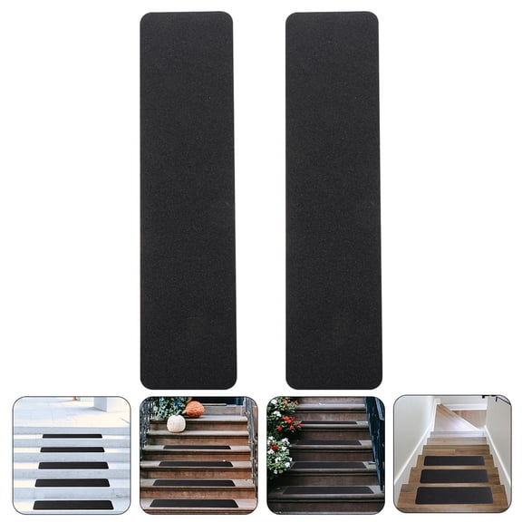 SWETRACE 2pcs Non Slip Bathroom Shower Stickers Durable Slip Bathtub Floor Tape Safety Strips For Stairs Pools And More