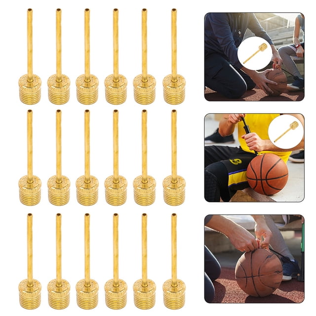 unbranded 50Ud Agujas Infladoras Multifunción Metálicas Para Pelotas Portátiles Y Duraderas En Color Dorado