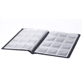 thumbnail image 2 of 2X Collection Book for Coin Album of Pieces Portable Storage Pouch of Coins 120 Pieces of Frame, 2 of 7