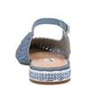 thumbnail image 4 of Lady Couture EMMY Multi Jewels Flat Slingbacks, Blue Denim, 9, 4 of 5
