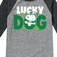 thumbnail image 3 of Snoopy Lucky Dog - Toddler And Youth Raglan Graphic T-Shirt, 3 of 5