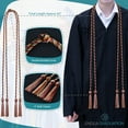 thumbnail image 4 of Endea Graduation Double Graduation Honor Cord Red/Gold/White, 4 of 4