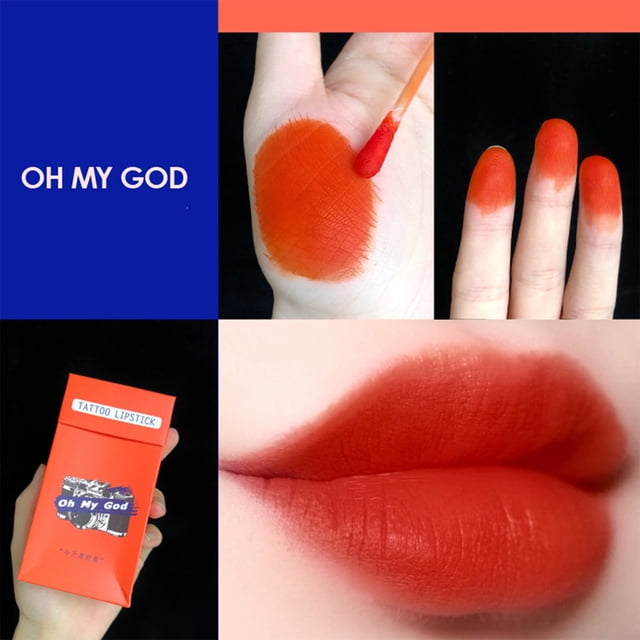 FcBaudy Rouge à Lèvres pour Femmes, Encre à Lèvres, Tampons de Brillant à Lèvres, Rouge à Lèvres Jetable Vernis à Lèvres