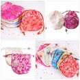 thumbnail image 5 of bolsas portátiles con cordón para guardar dulces de boda, con brocado, 5 of 5
