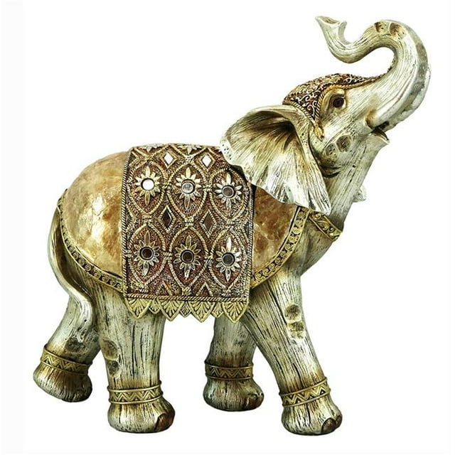 DLusso Designs T4015 Perla Design Grande Figurine d'Éléphant