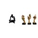 thumbnail image 1 of Figura abstracta de lector pensador, estatua de figura humana, escultura de mesa, material de resina, adecuada para decoración de oficina, sala de est, 1 of 8