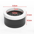 thumbnail image 3 of relayinert 4 Pieces Plastic Bed Furniture Riser Frame for Legs Black Feet Bed Table Couch, 3 of 3