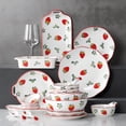 thumbnail image 3 of Lovely Strawberry Ceramic Baking Dish With Handles Lasagna Casserole Pan Dinner Kitchen 8 Inch, 3 of 3