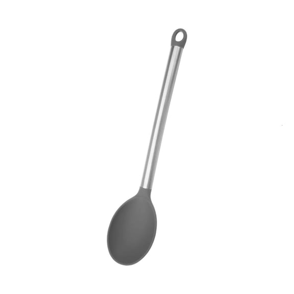 Giaone Silicone And Nonrust Steel Kitchen Spoon Durable For Cooking And Serving