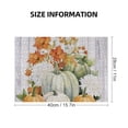 thumbnail image 2 of WYYP Pumpkins Flowers Harvest Wooden Jigsaw Puzzle Gift for Family Friends 300 PCS, 2 of 6