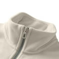 thumbnail image 7 of ZUKMRJPC Mens Zip Up Sweatshirt Causal Lightweight Stand-Up Collar Solid Color Fleece Jacket with Zipper Pocket for Outdoor Office, 7 of 7