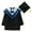 Blue, variant on Mercatoo Toddler Girls Boys Graduation Photo Graduation Dress Graduation Gown 𝐁achelor Dress with Hat 𝐍ewborn Baby Girl Clothes