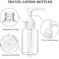 thumbnail image 2 of Clear travel bottle pump bottle, lotion dispenser bottle, mini travel pump bottle, 2 of 4
