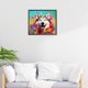 thumbnail image 2 of (K1242) Perro Lleno Diamantes Con Guirnalda Serie Animal Resina 40*35CM, 2 of 9