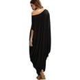 thumbnail image 2 of Women's One Off Shoulder Caftan Sleeve Harem Maxi Dress, 2 of 2