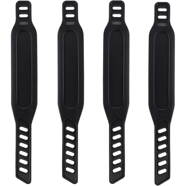 4 piezas de correas de pedal de bicicleta de ejercicio,adapta a la mayoría de los pedales de bicicleta Bicicleta de ejercicio Ciclo de ciclismo para el hogar o el gimnasio