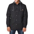 thumbnail image 1 of Chaqueta camisa de hombre Dickies de felpa con capucha Duck, negra, 1 of 4