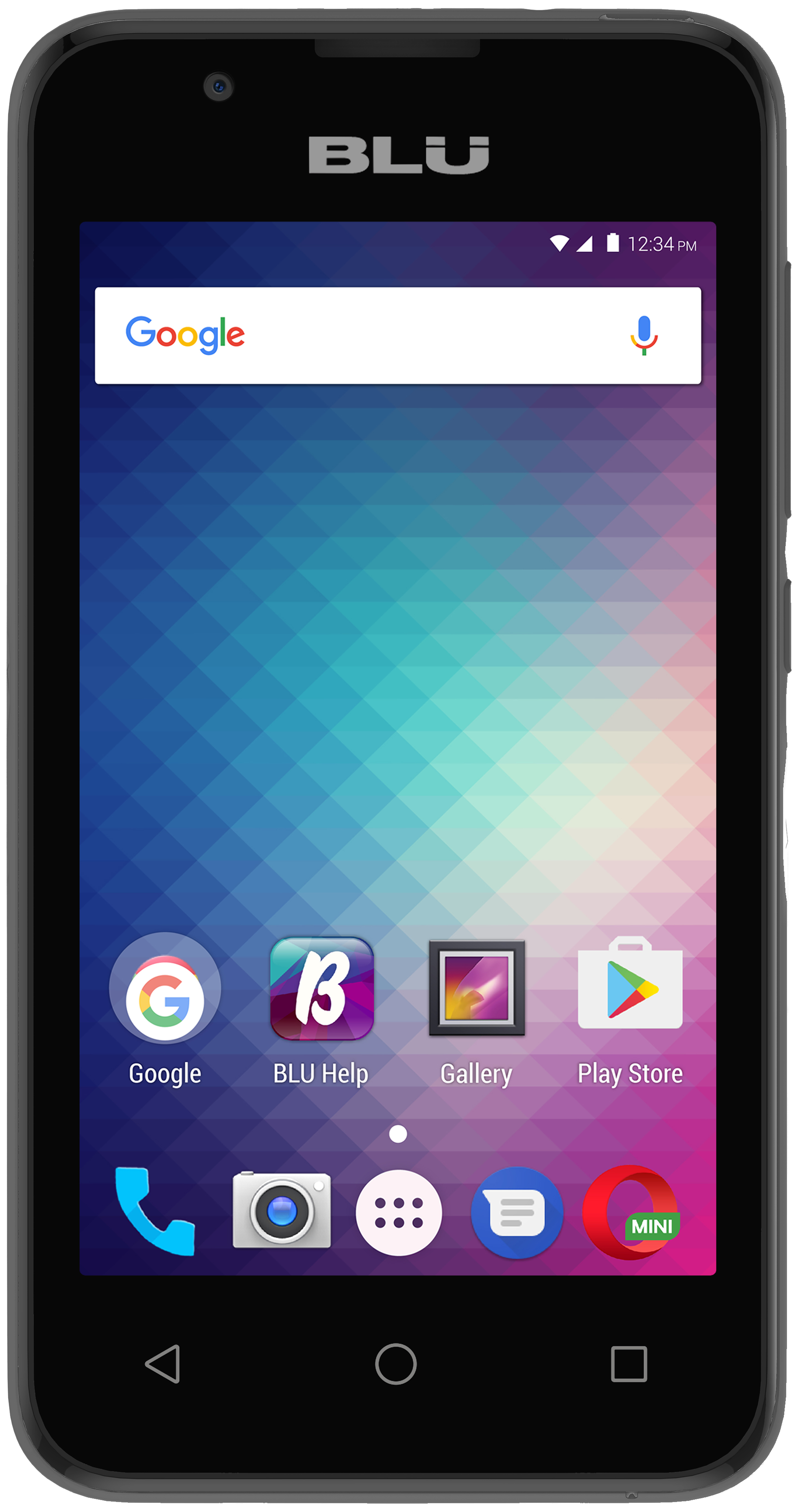 BLU Advance 4.0 L3 A110U Unlocked GSM DualSIM Phone Grey