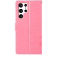 thumbnail image 2 of Compatible with Samsung Galaxy S22 Ultra Case Glitter with Card Holder Flip Wallet Phone Case for Women Crystal Butterfly Shockproof Protective Case for Samsung Galaxy S22 Ultra,Pink GY, 2 of 12